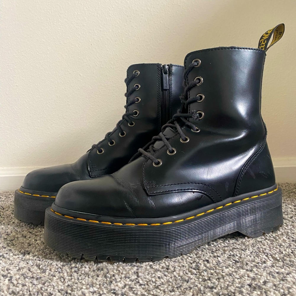 JADON BOOT SMOOTH LEATHER PLATFORMS